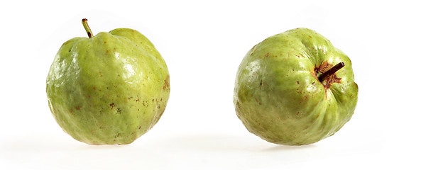 Image showing Two guavas