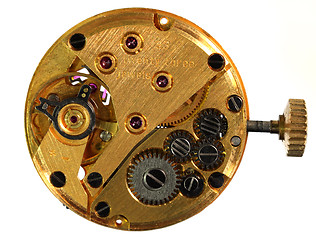 Image showing Wristwatch workings