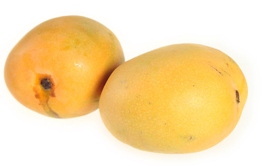 Image showing Two mangoes