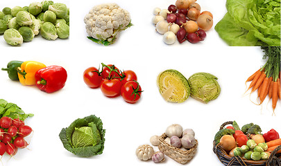 Image showing Vegetable collection