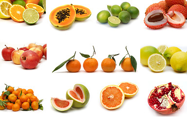 Image showing Fruits collection