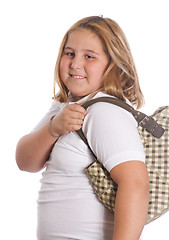 Image showing Girl Holding Purse