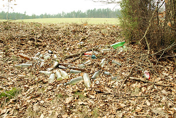 Image showing Junkyard in nature.