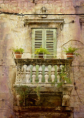 Image showing Tiny balcony Split - retro