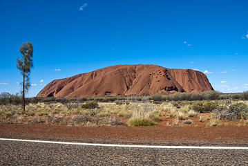 Image showing Uluru, Ayers Rock, Northern Territory, Australia, August 2009