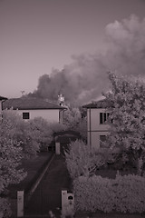 Image showing Fire in Tuscany, Italy