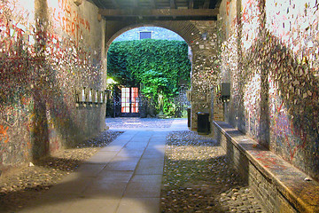 Image showing Romeo and Juliet House, Verona, Italy
