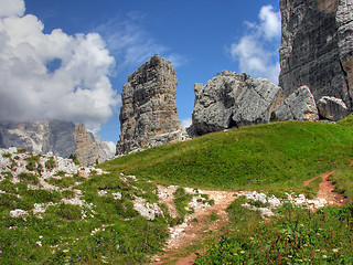 Image showing Dolomites Mountains, Italy, Summer 2009