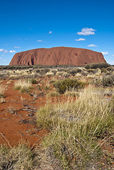 Image showing Uluru, Ayers Rock, Northern Territory, Australia, August 2009