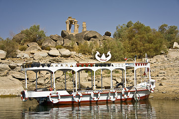 Image showing Boat on Lake Nasser