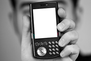 Image showing Blank Cell Phone Screen