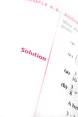 Image showing Math Solution