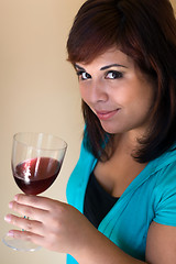 Image showing Happy Wine Taster