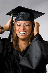 Image showing Happy Graduate Laughing