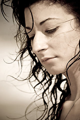 Image showing Girl at the Beach