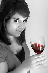 Image showing Happy Wine Taster