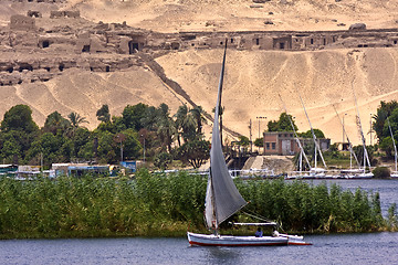 Image showing Felucca on the Nile