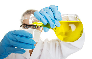 Image showing Lab worker