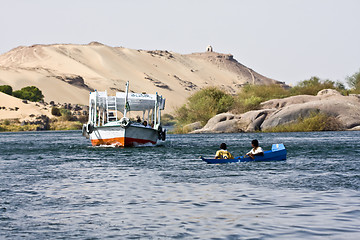 Image showing Boat on the Nile