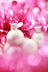 Image showing Christmas balls