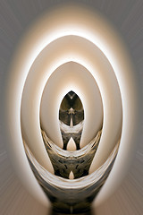 Image showing Digital Abstract Art - Egg Tunnel