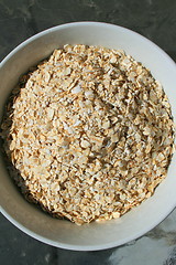 Image showing Oats in a Bowl