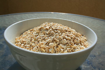 Image showing Oats in a Bowl