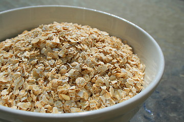 Image showing Oats in a Bowl