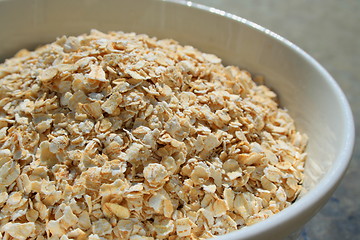 Image showing Oats in a Bowl