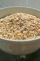 Image showing Oats in a Bowl