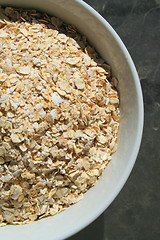 Image showing Oats in a Bowl