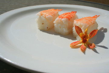Image showing Shrimp Sushi