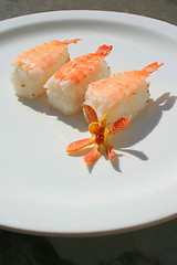 Image showing Shrimp Sushi