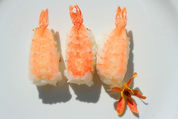 Image showing Shrimp Sushi