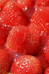 Image showing Strawberries in Jelly