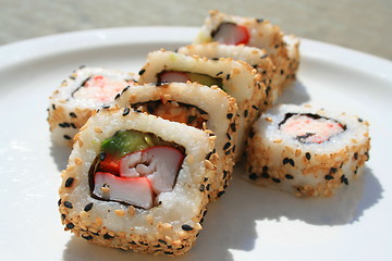 Image showing Sushi Assortment