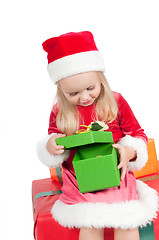 Image showing Christmas toddler