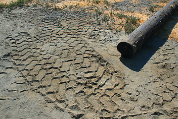 Image showing Tire Tracks