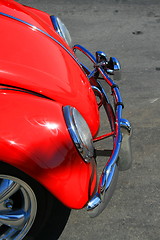 Image showing Red Classic Car