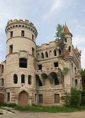 Image showing Old gothic manor