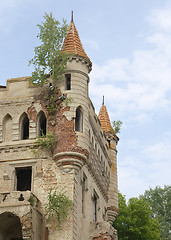 Image showing Old gothic tower