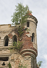 Image showing Old gothic tower