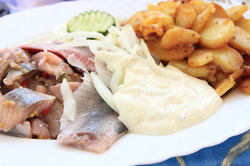 Image showing pickled herring