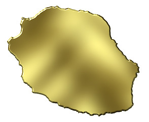 Image showing Reunion 3d Golden Map