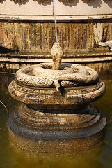 Image showing Antique snake fountain