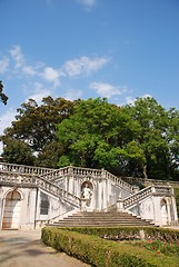 Image showing Enchanted Ajuda garden in Lisbon, Portugal