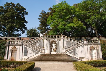 Image showing Enchanted Ajuda garden in Lisbon, Portugal