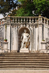 Image showing Architecture detail in Ajuda Garden in Lisbon, Portugal