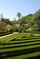 Image showing Enchanted Ajuda garden in Lisbon, Portugal