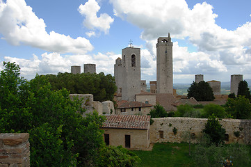 Image showing Towers of  San Gimignano